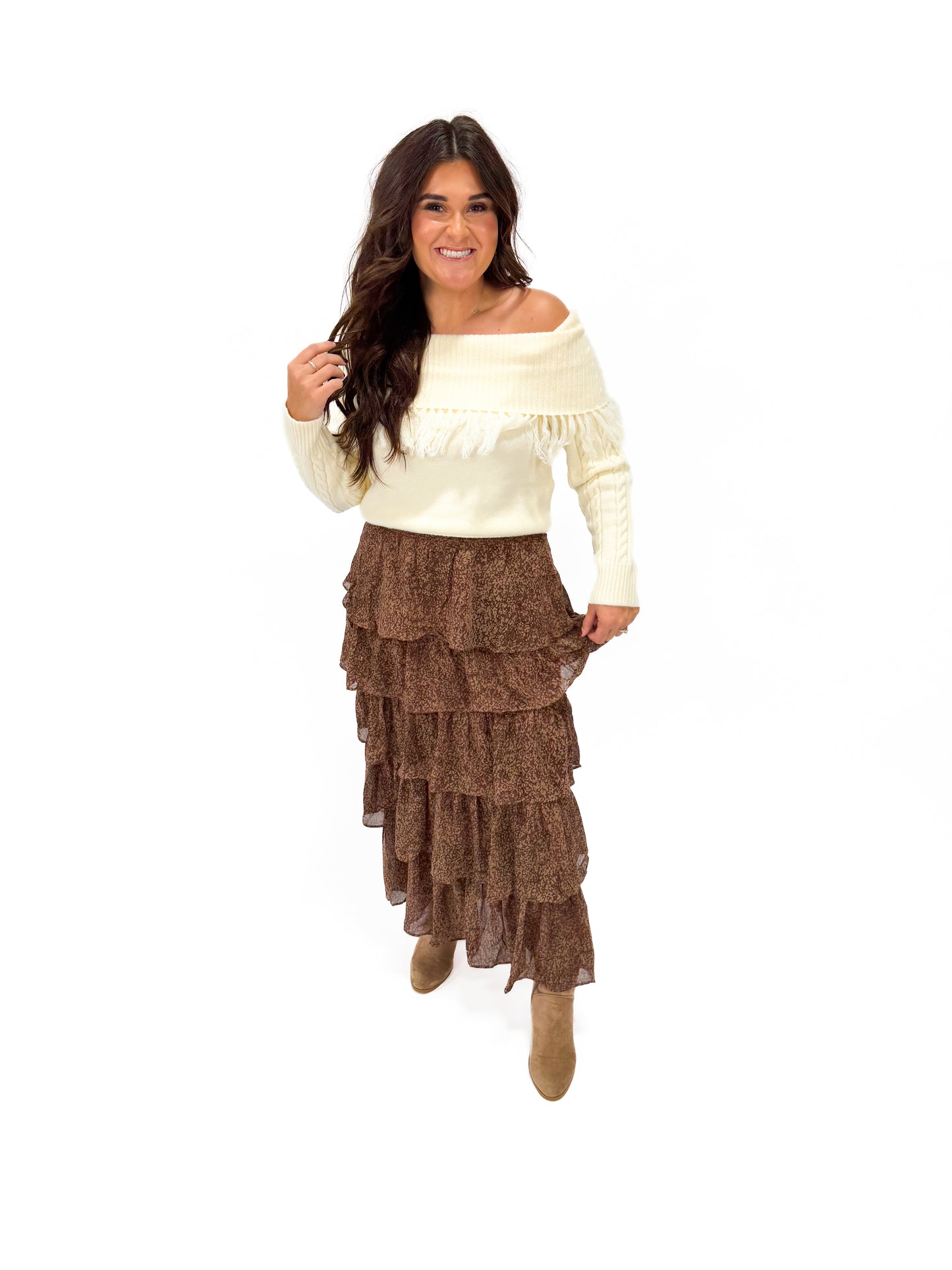 CINNAMON SWIRL SKIRT