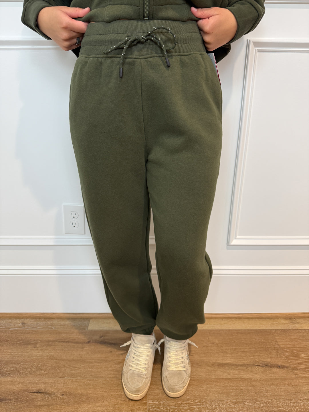 SPANX boostup cotton fleece jogger