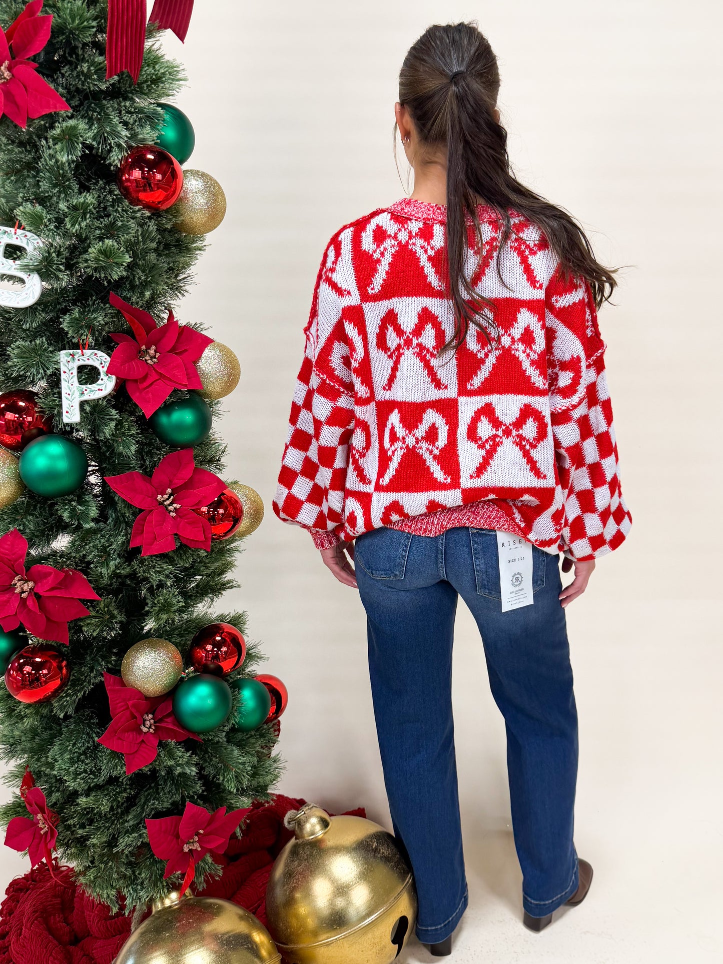 Christmas Bows Sweater