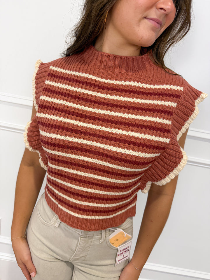 Sagebrush Stripe Sweater Tank