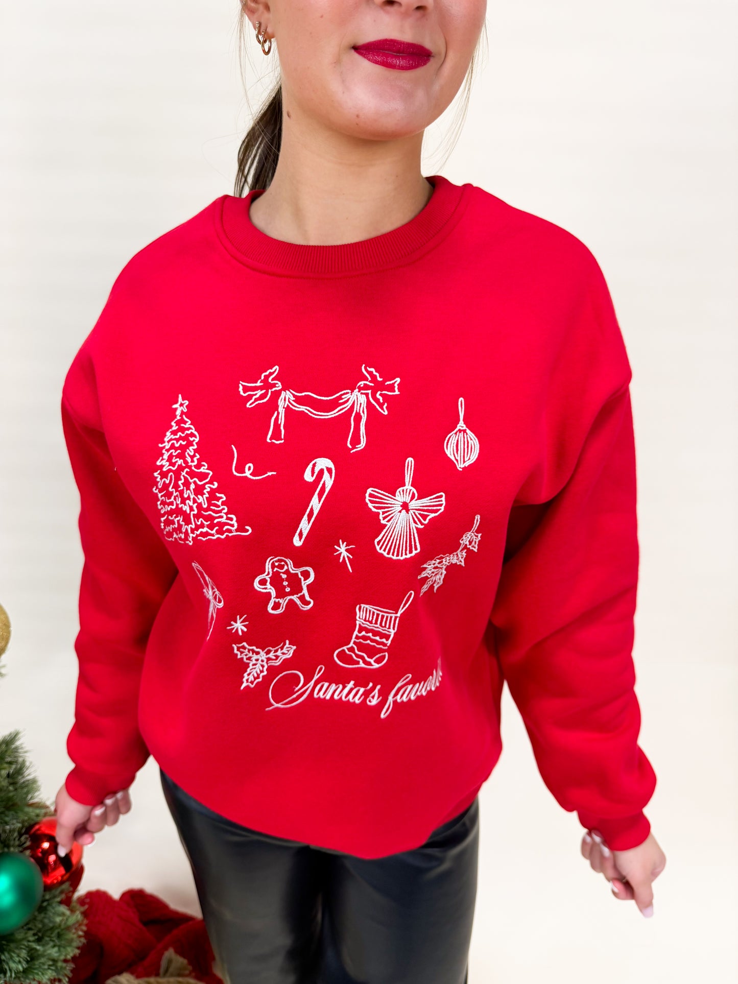 CHRISTMAS CHARM SWEATSHIRT
