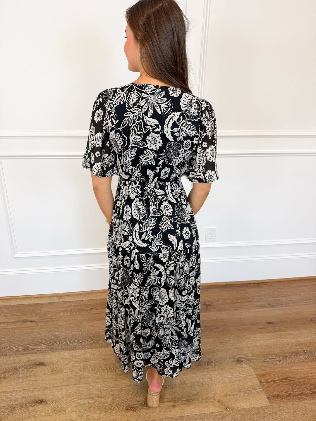 Z SUPPLY Lacey Floral Midi Dress