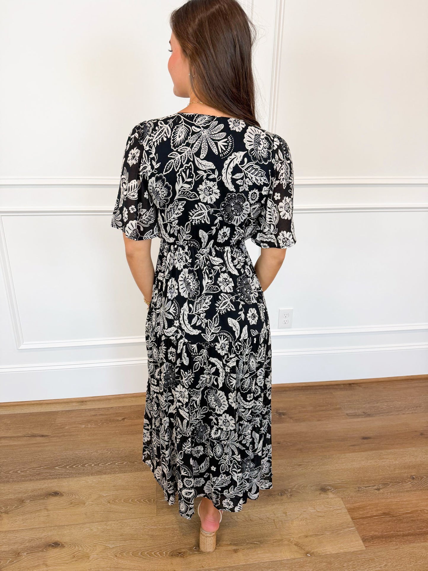 Z SUPPLY Lacey Floral Midi Dress