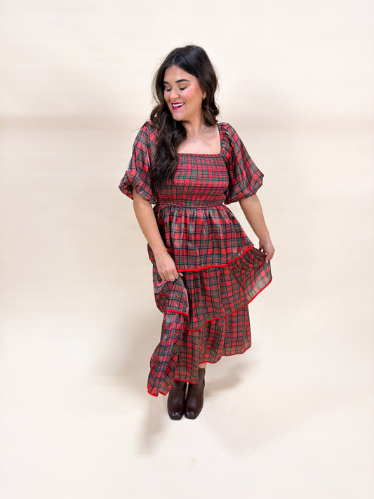 EVERGREEN ELEGANCE DRESS