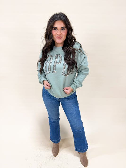 DAINTY CAMO BPB SWEATSHIRT