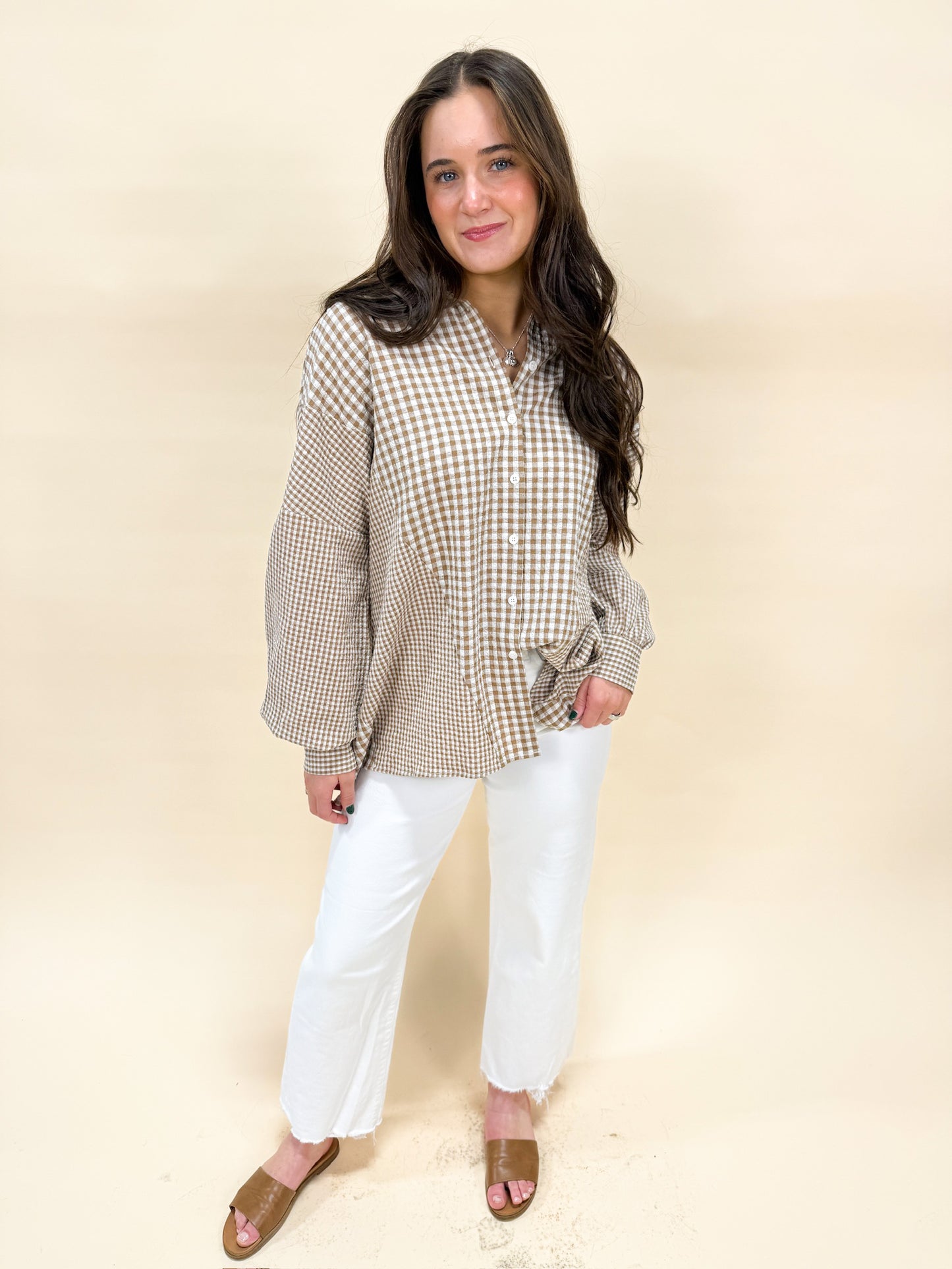 GIDDY UP GINGHAM TOP