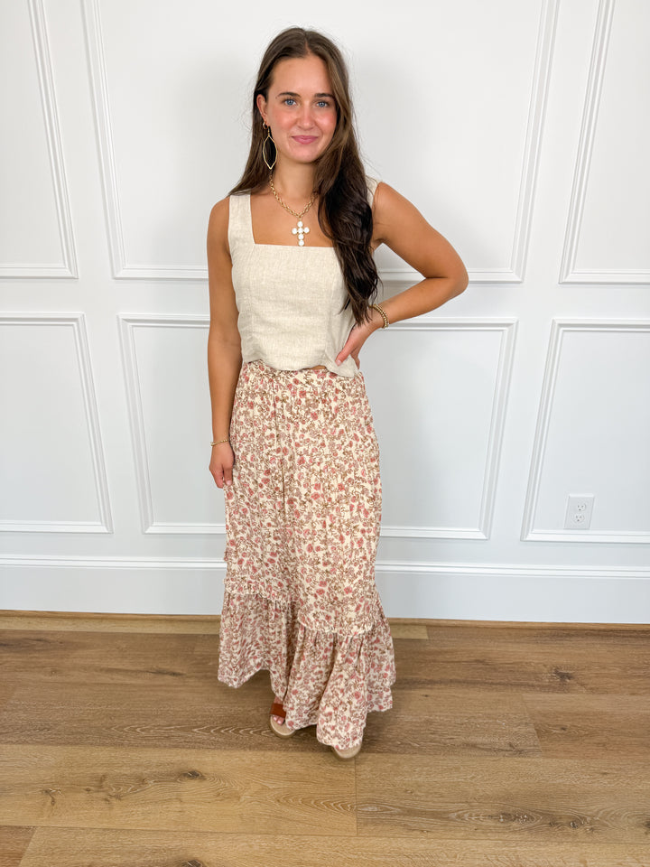 MAGNOLIA LINEN TOP