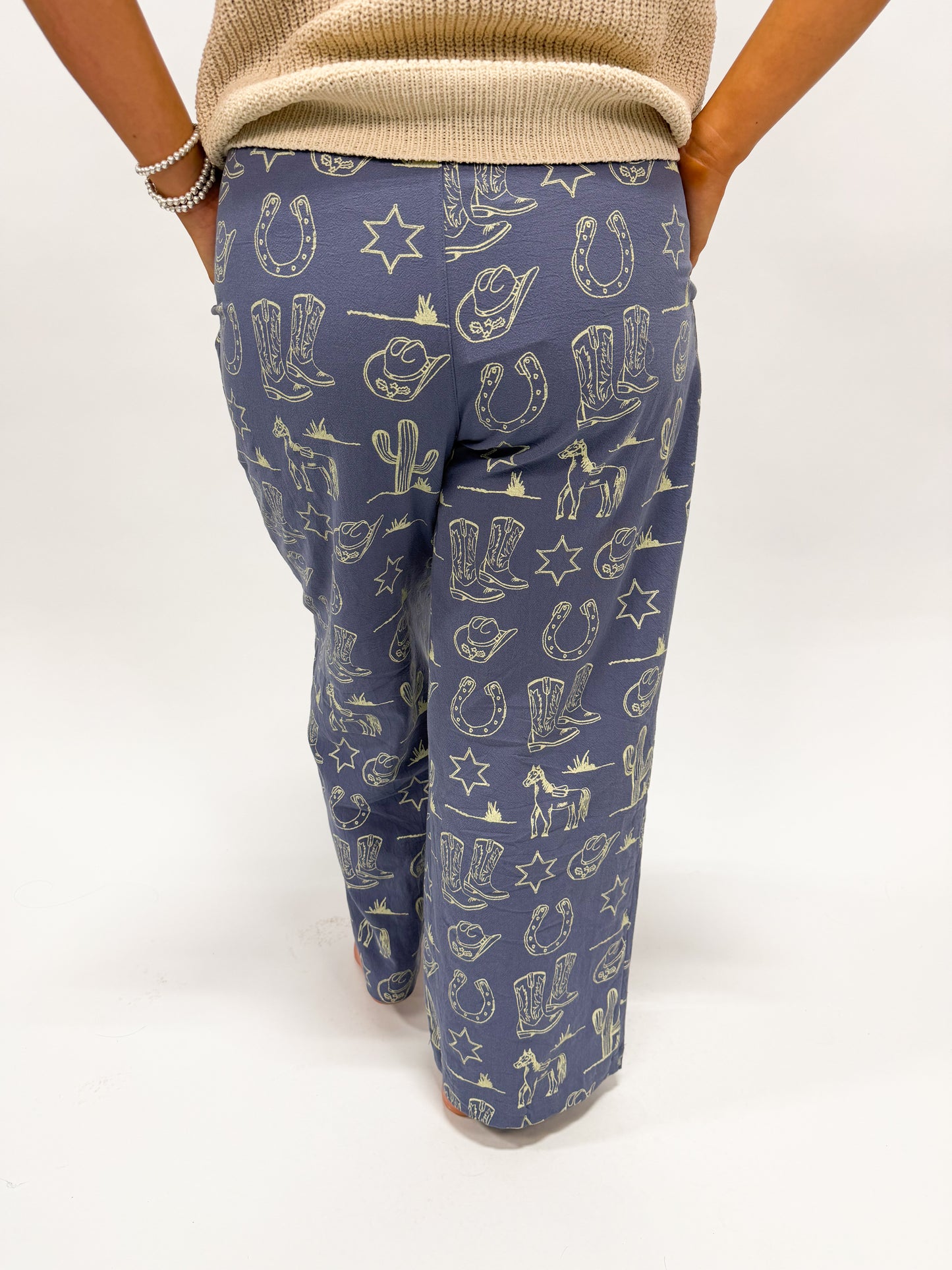 SAY SOMETHING COWBOY PANTS