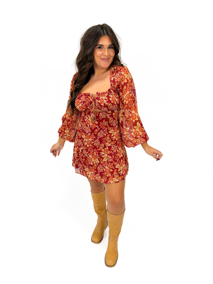 RUSTIC ROSE DRESS