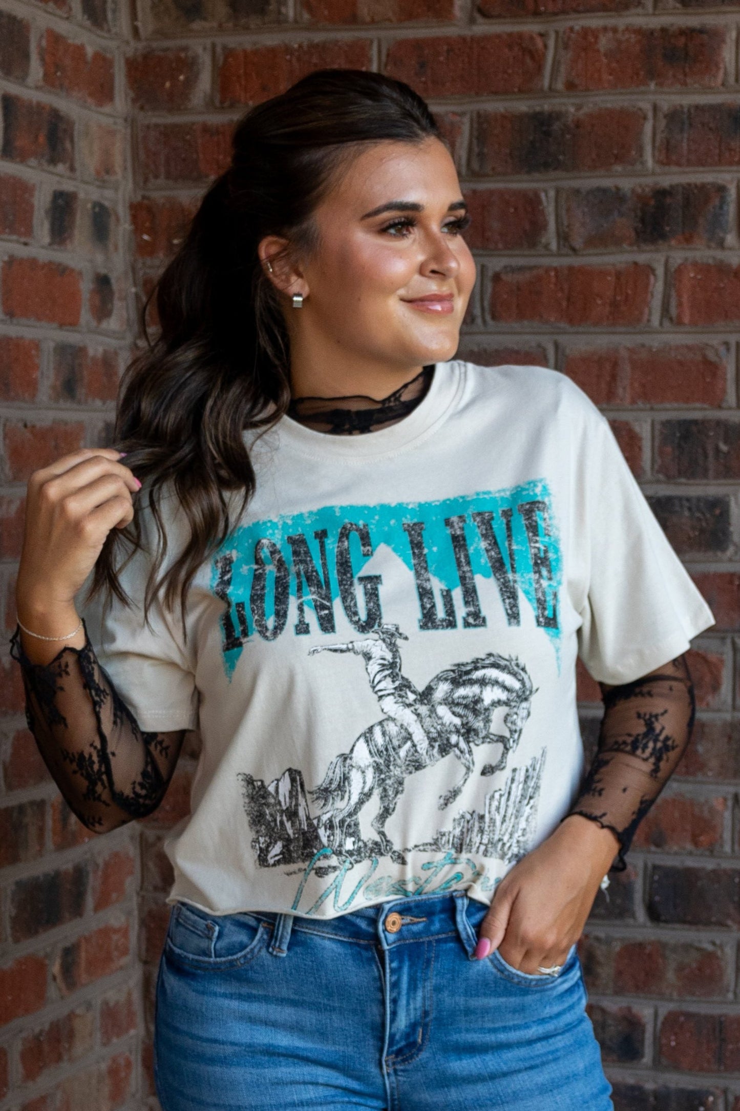 Long Live Western Crop Tee