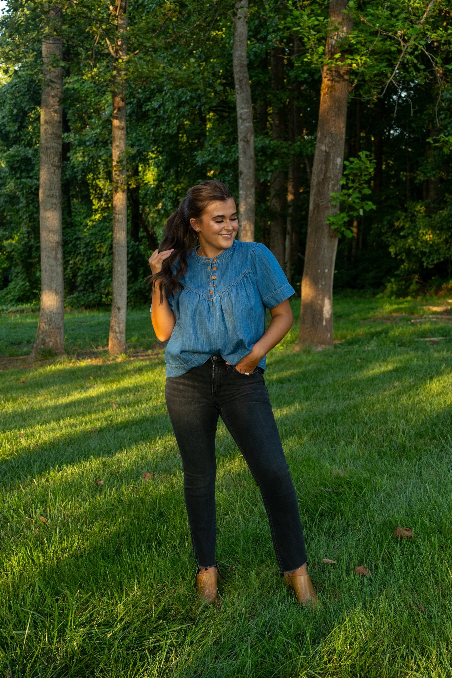 Blue Jean Baby Blouse