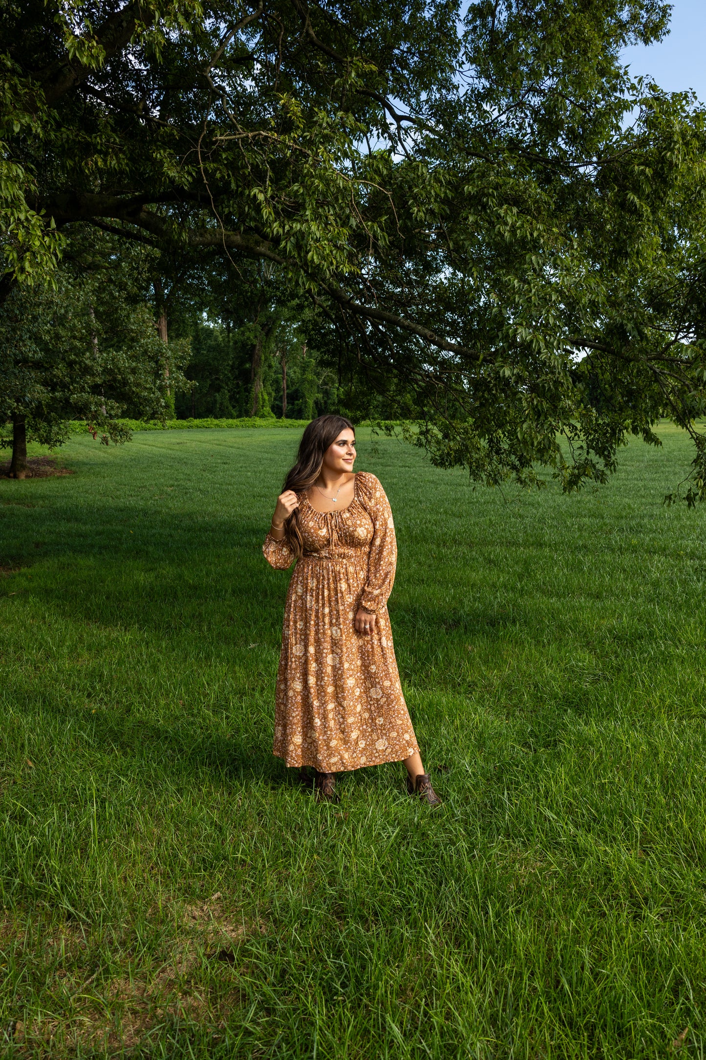 Sweetheart Floral Dress