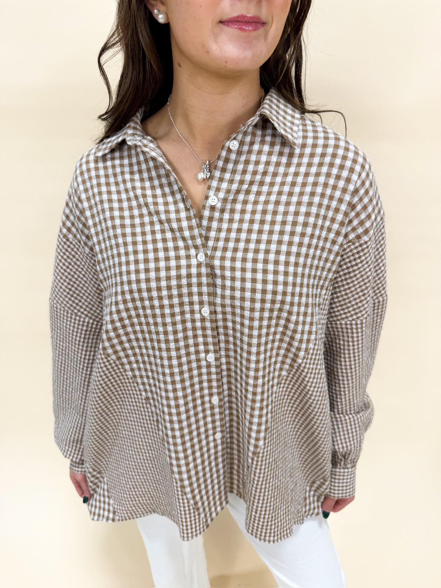 GIDDY UP GINGHAM TOP