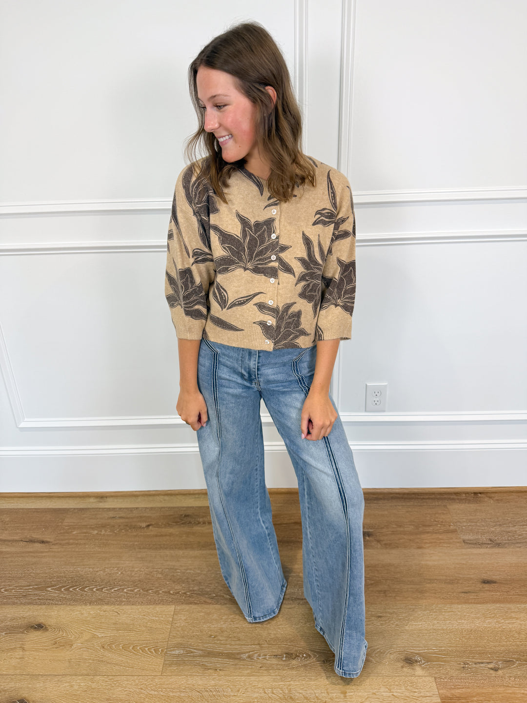 Z Supply Valor Floral Cardigan