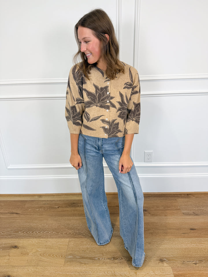 Z Supply Valor Floral Cardigan