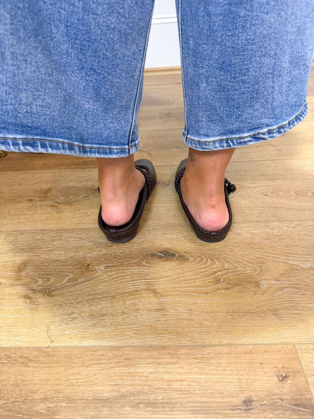 The Penny Lane Braided Mary Jane Flats