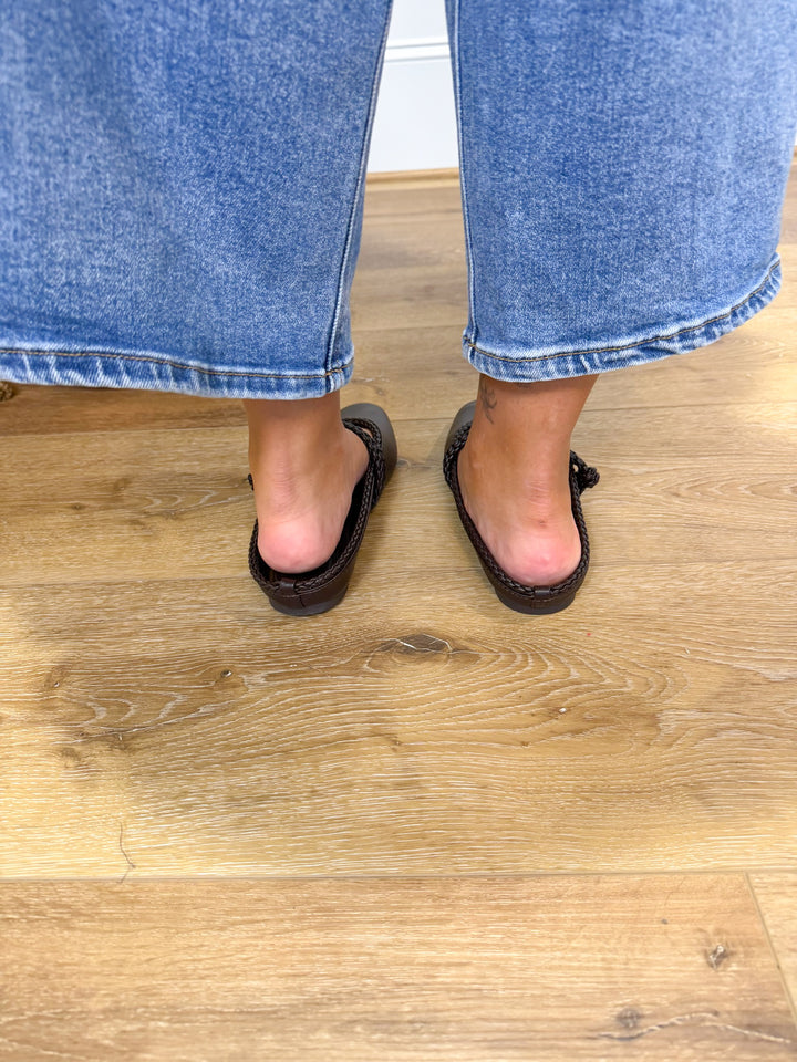 The Penny Lane Braided Mary Jane Flats