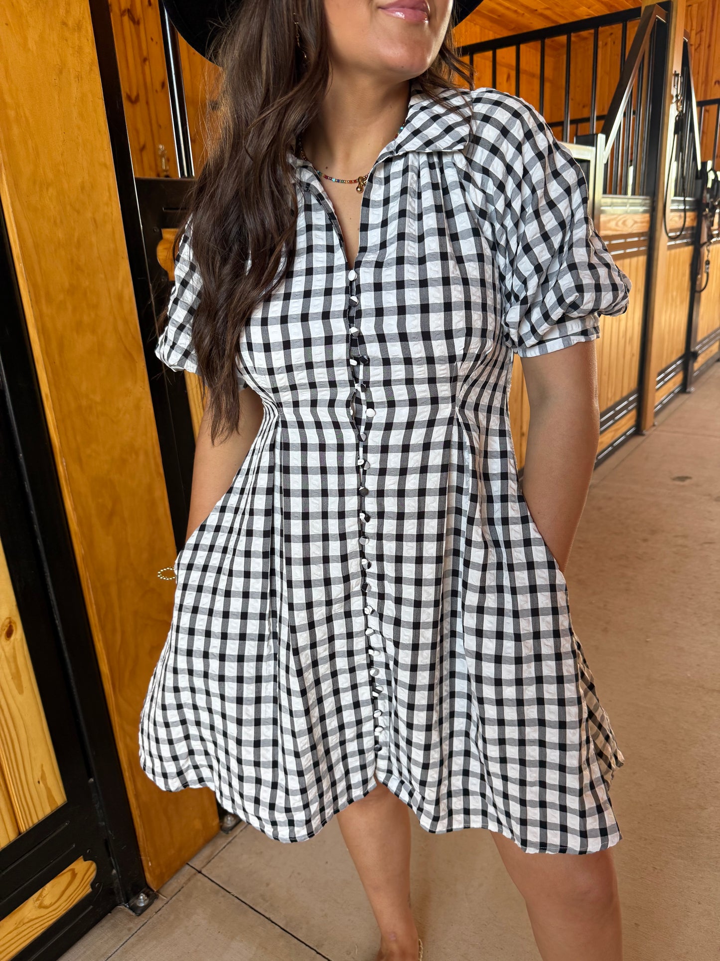 Gingham Getaway Dress