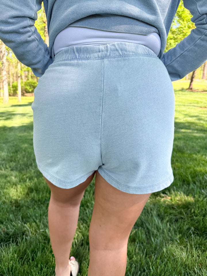 HUNTER KNIT DENIM SHORT