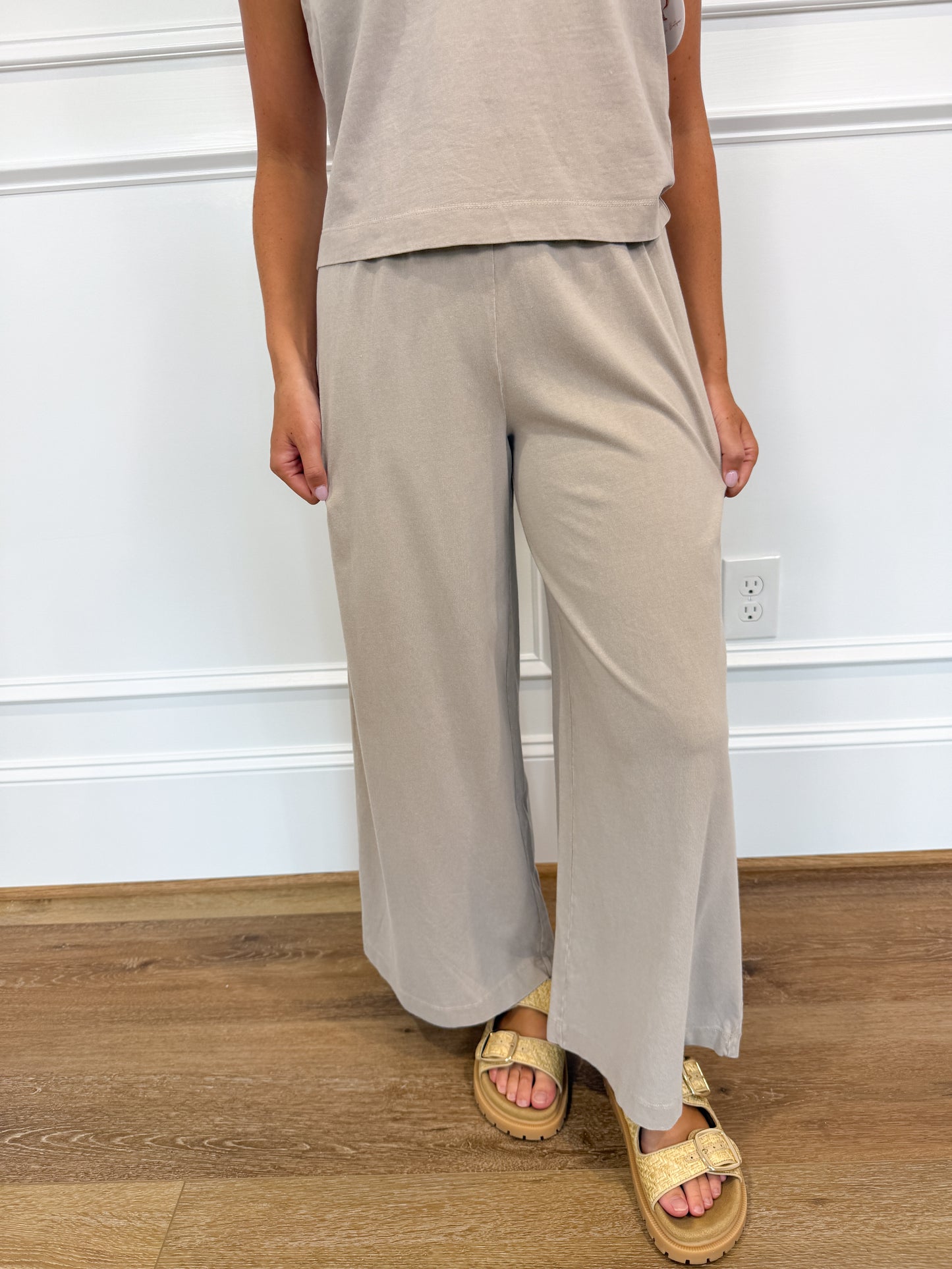 Z Supply Scout Jersey Crop Flare Pant