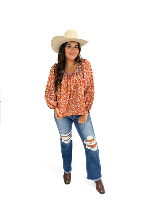 Autumn Rose Blouse