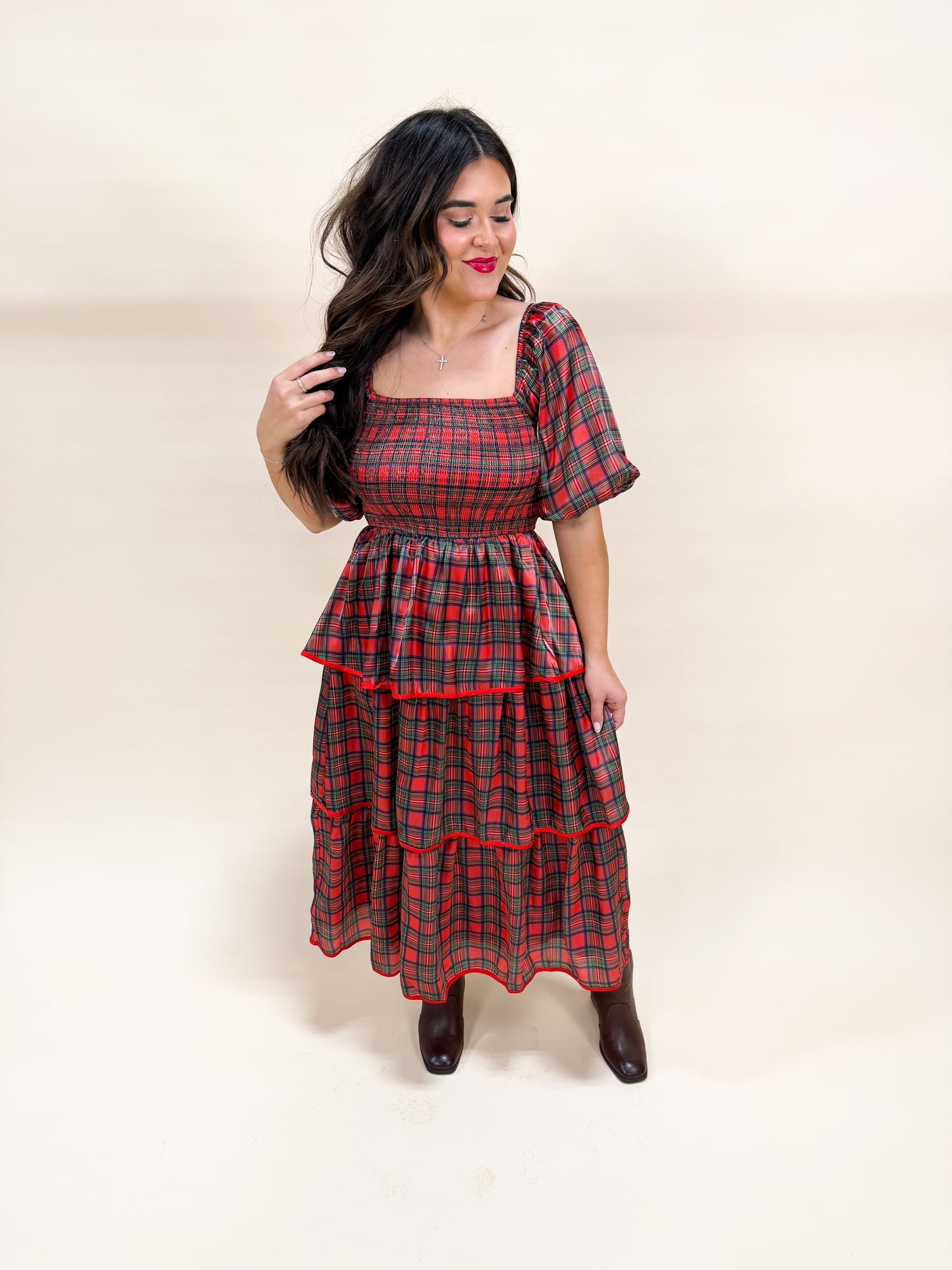 EVERGREEN ELEGANCE DRESS