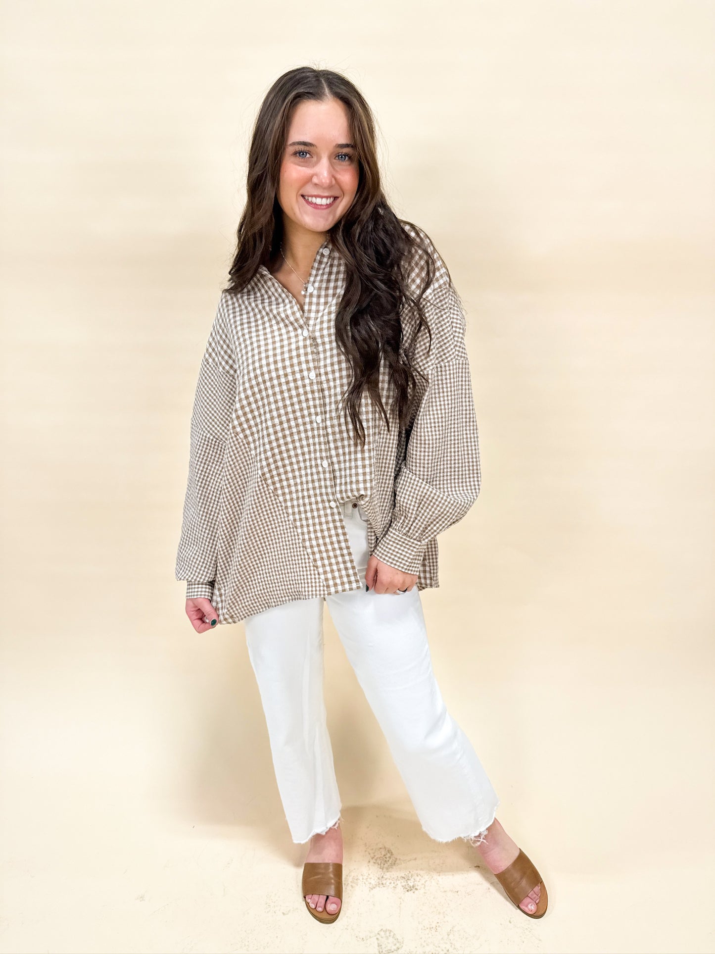 GIDDY UP GINGHAM TOP