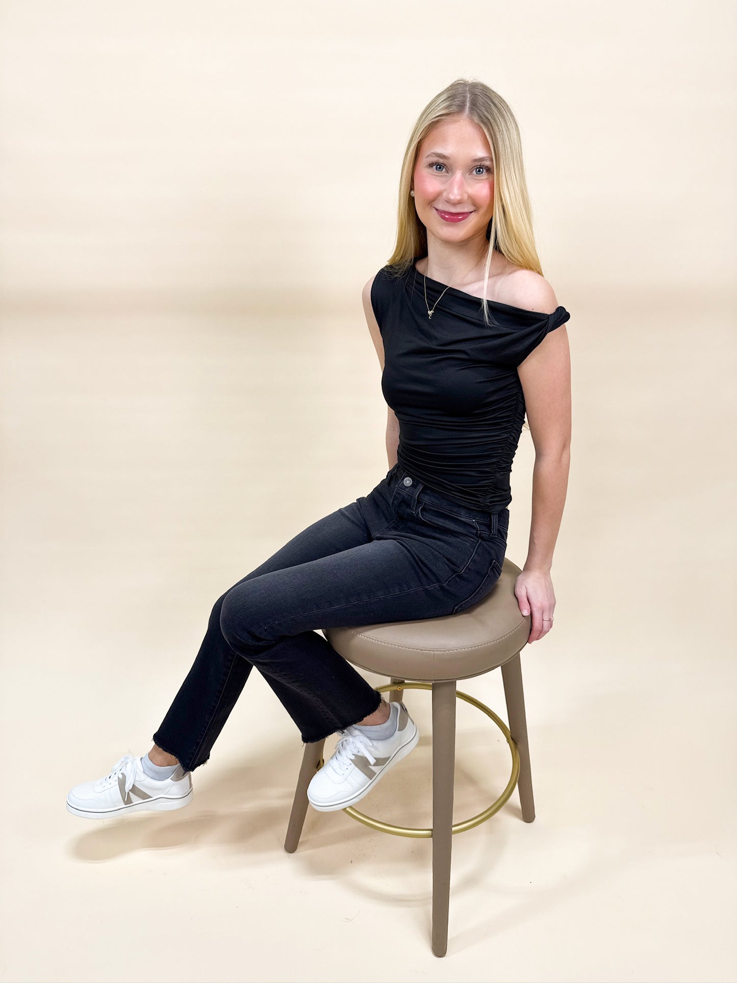 ALL MY LOVE ASYMMETRICAL TOP