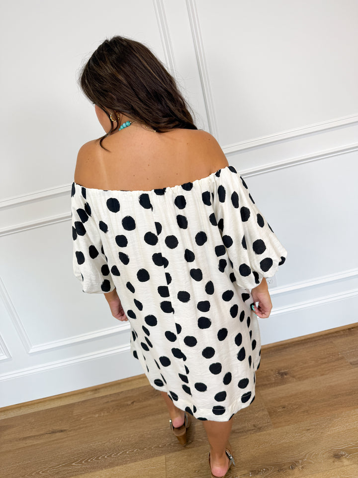 POLKA CRAZED DRESS