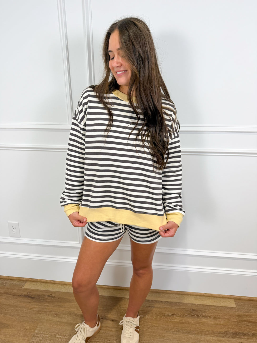 Autumn Stripe Knit Bottoms