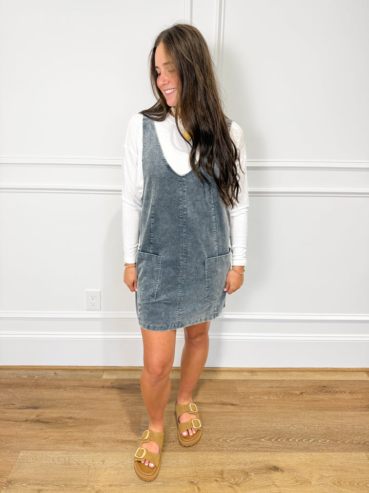 SWEET CHARCOAL DRESS