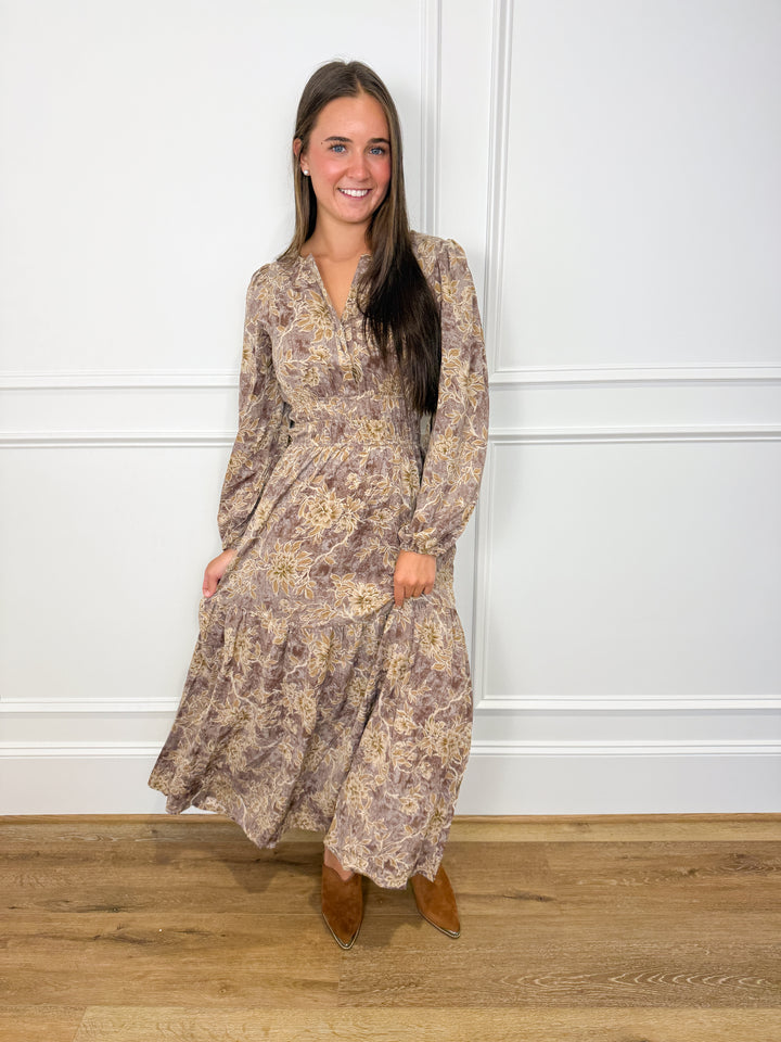The Dusty Dahlia Maxi Dress