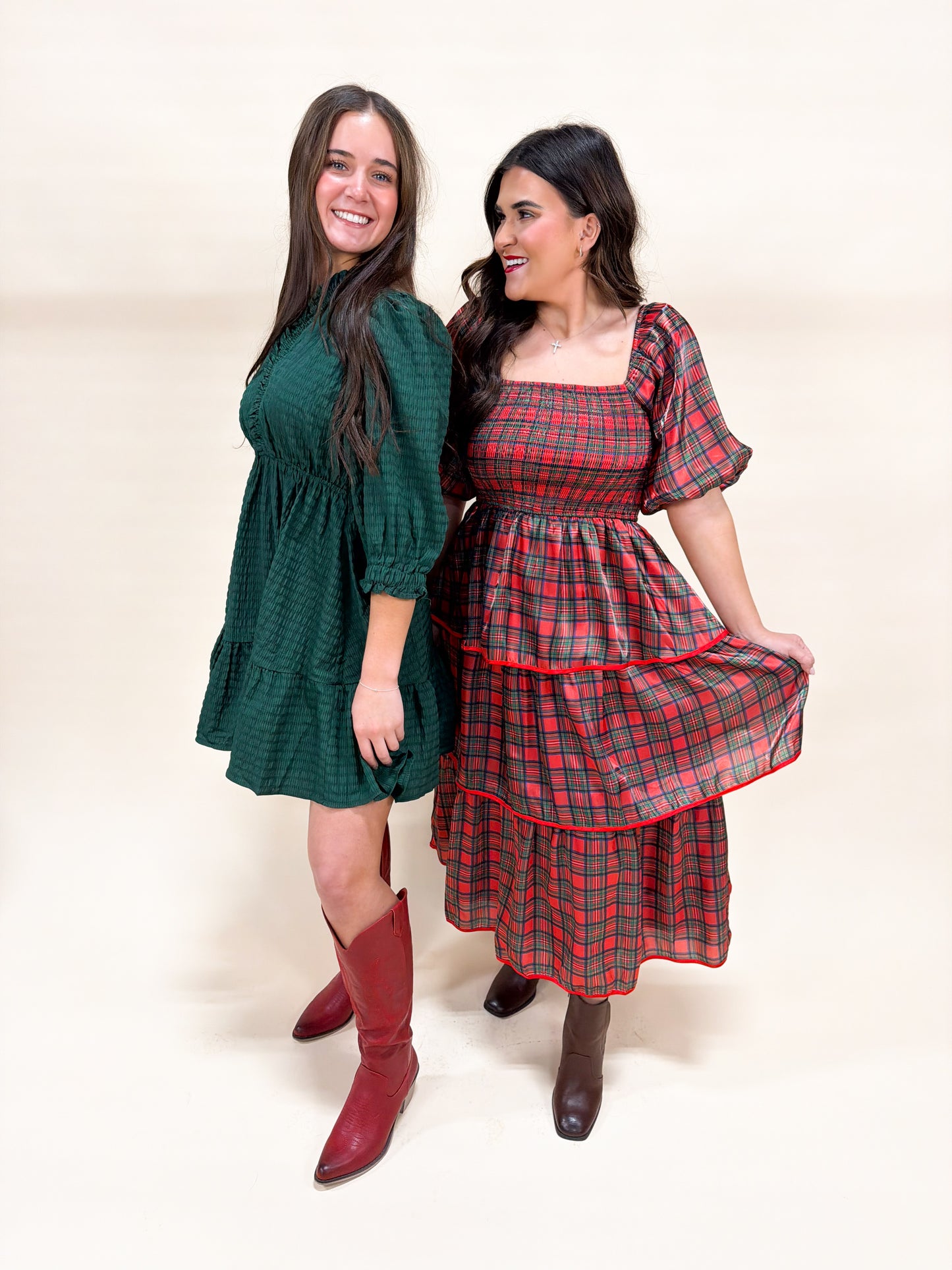 EVERGREEN ELEGANCE DRESS