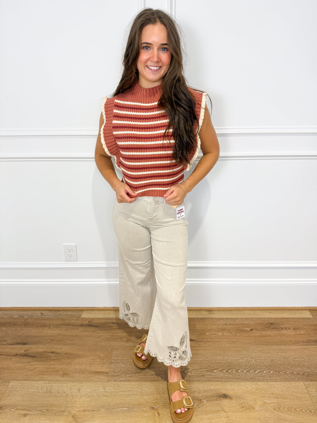 Sagebrush Stripe Sweater Tank