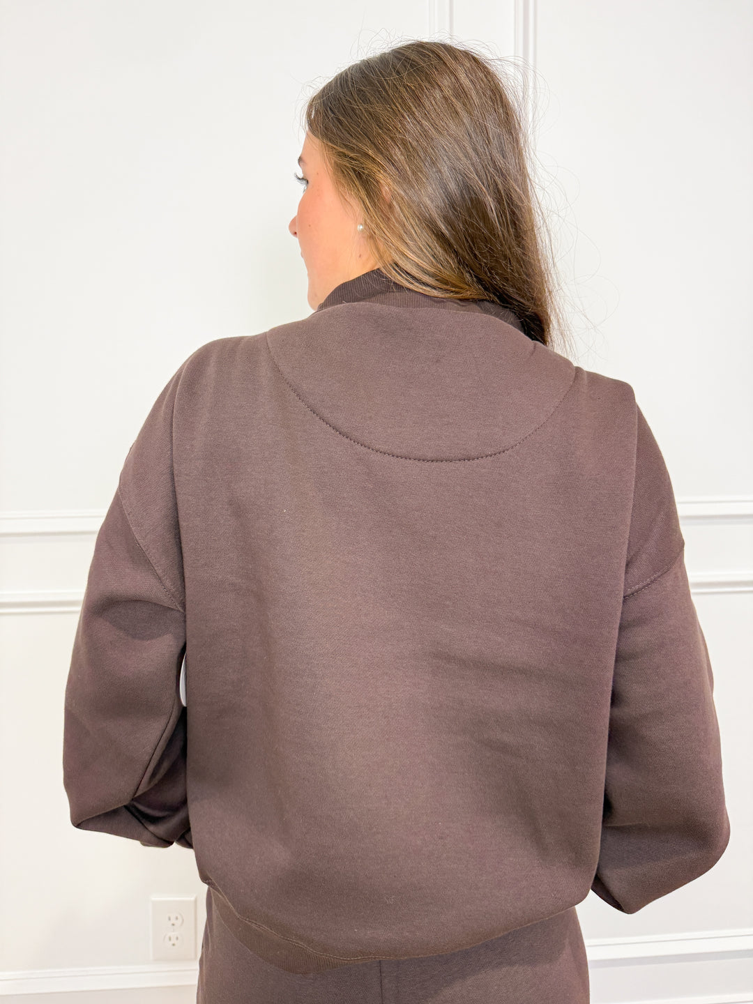 The Meadow Mist Mock-Crew Fleece