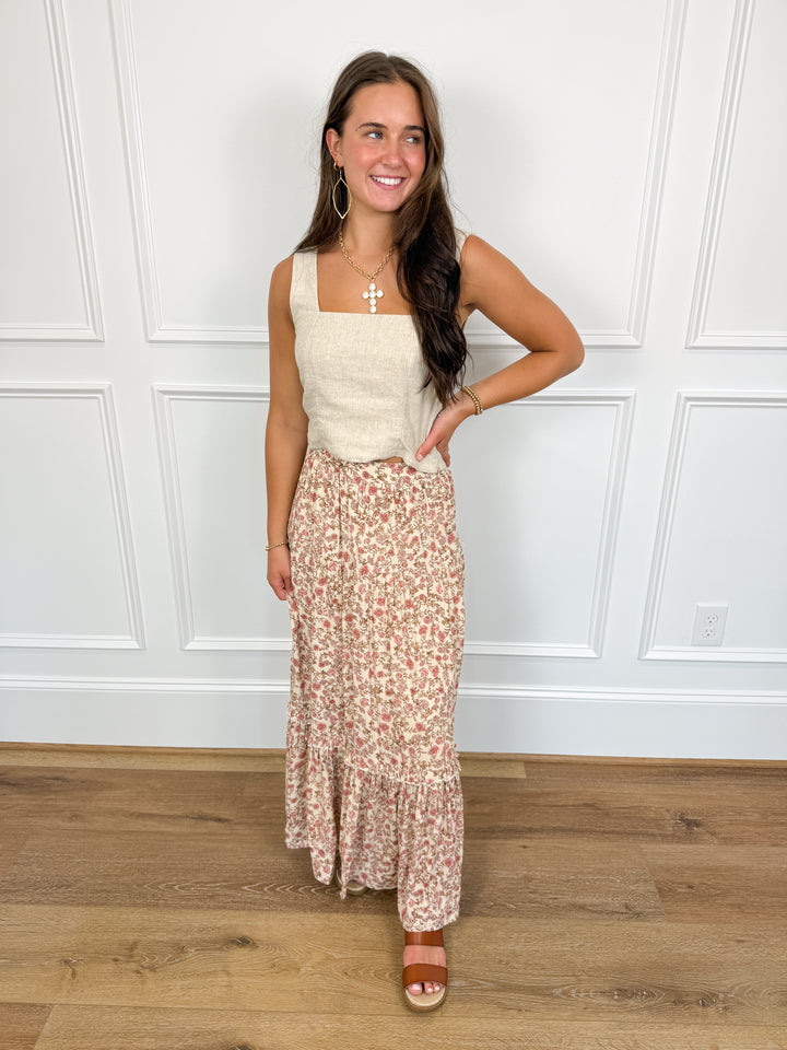 MAGNOLIA LINEN TOP