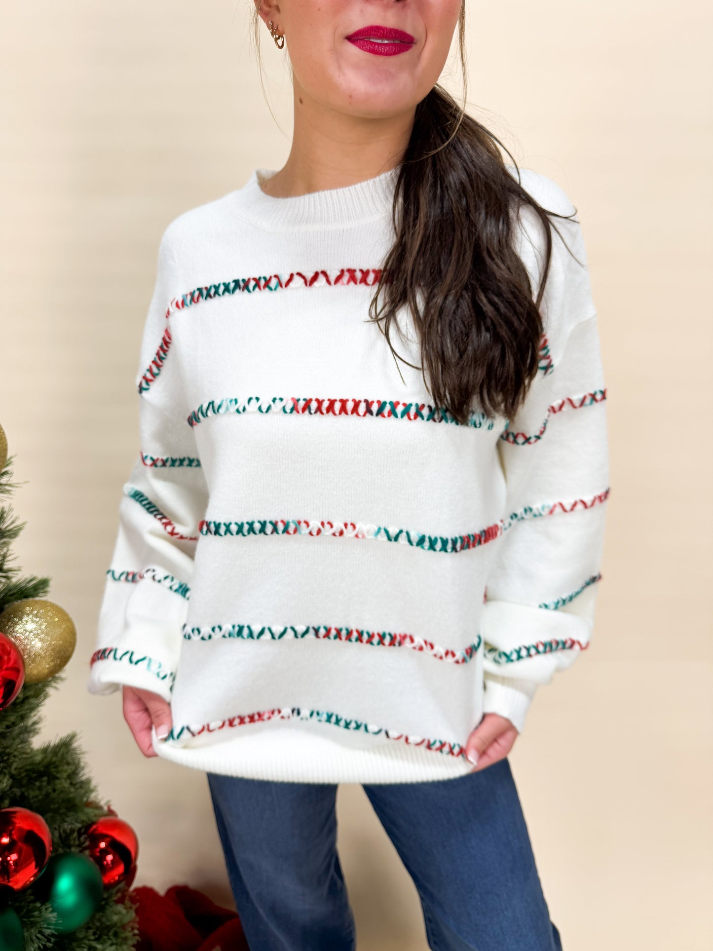 Christmas Swiggle Sweater