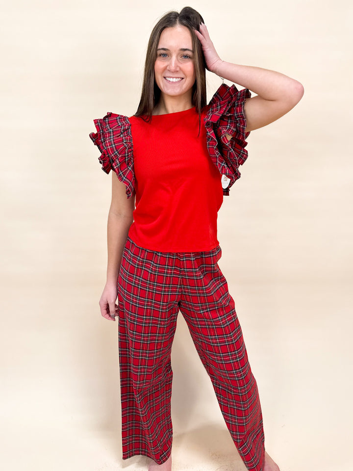 PERFECT PLAID TOP
