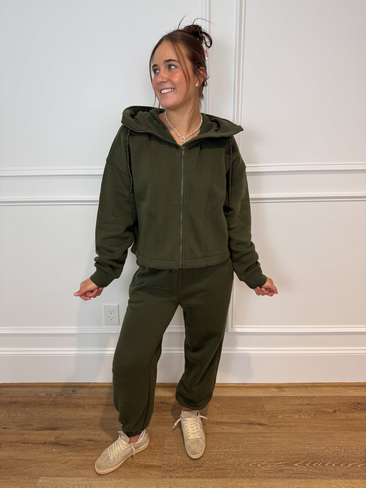 SPANX boostup cotton fleece jogger