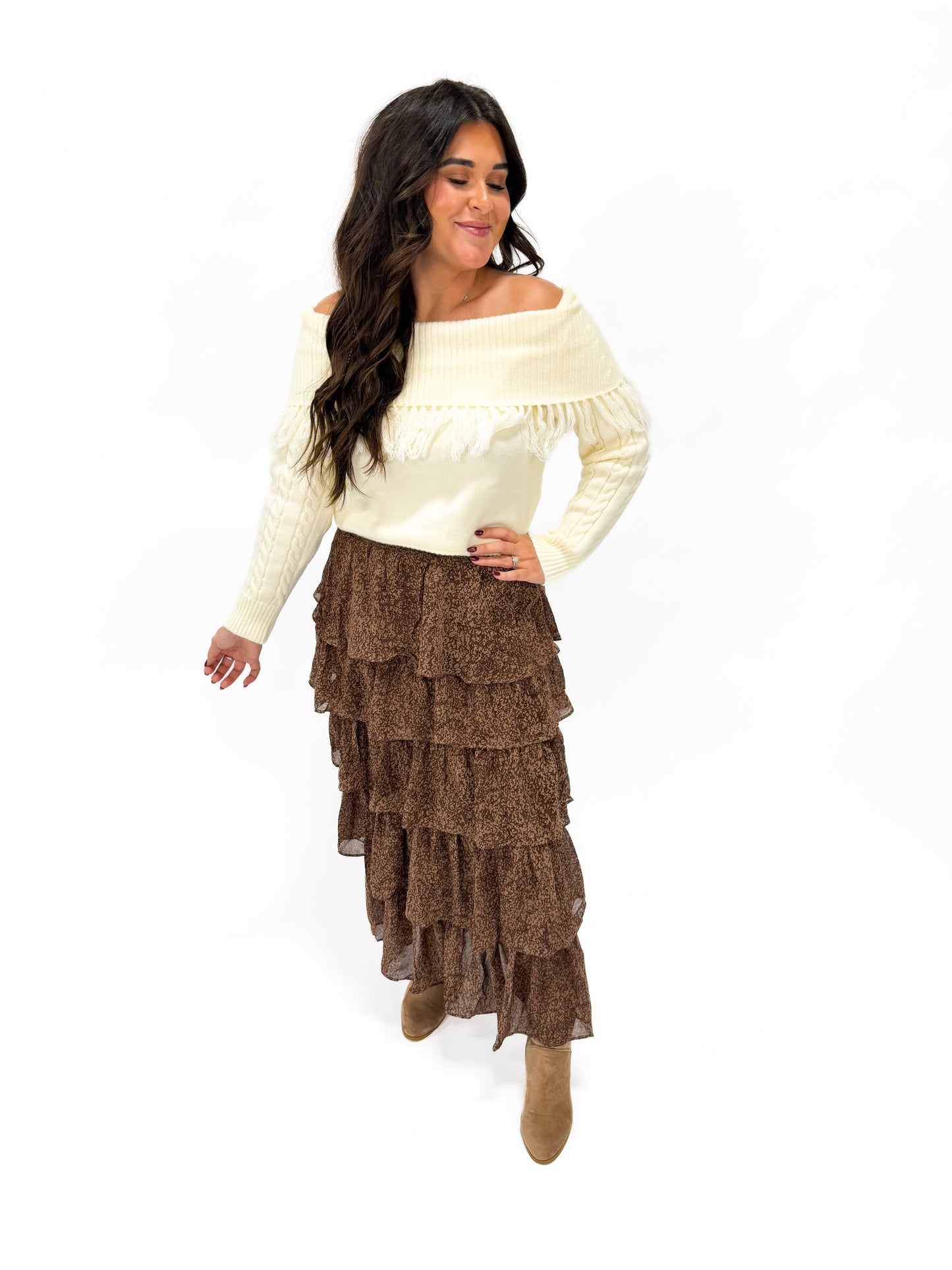 CINNAMON SWIRL SKIRT