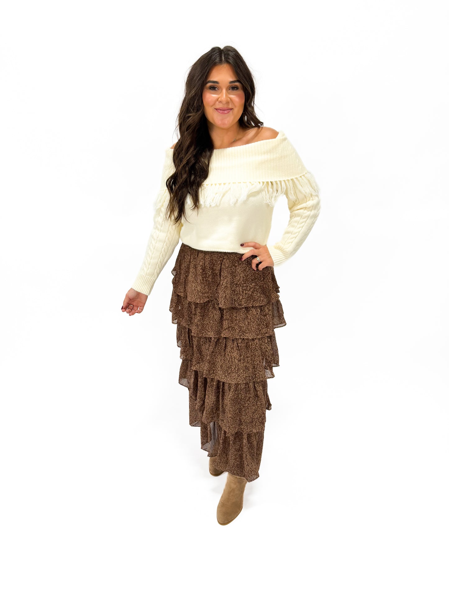 CINNAMON SWIRL SKIRT