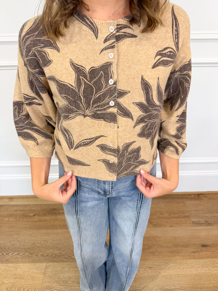 Z Supply Valor Floral Cardigan