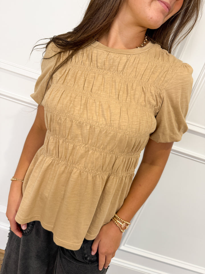 Harvest Muse Smocked Top