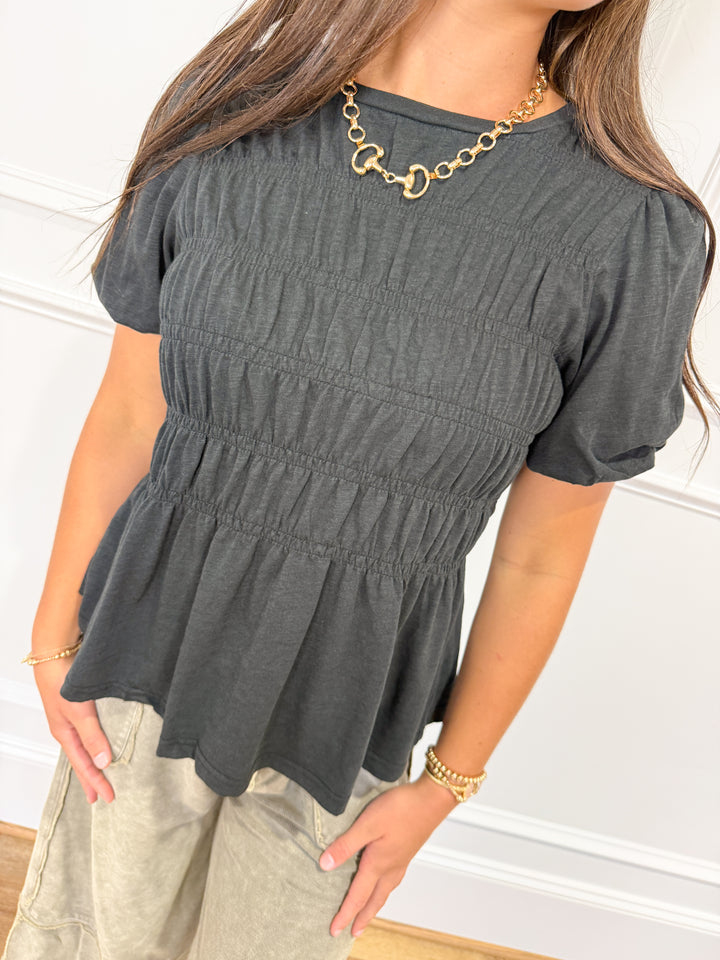 Harvest Muse Smocked Top
