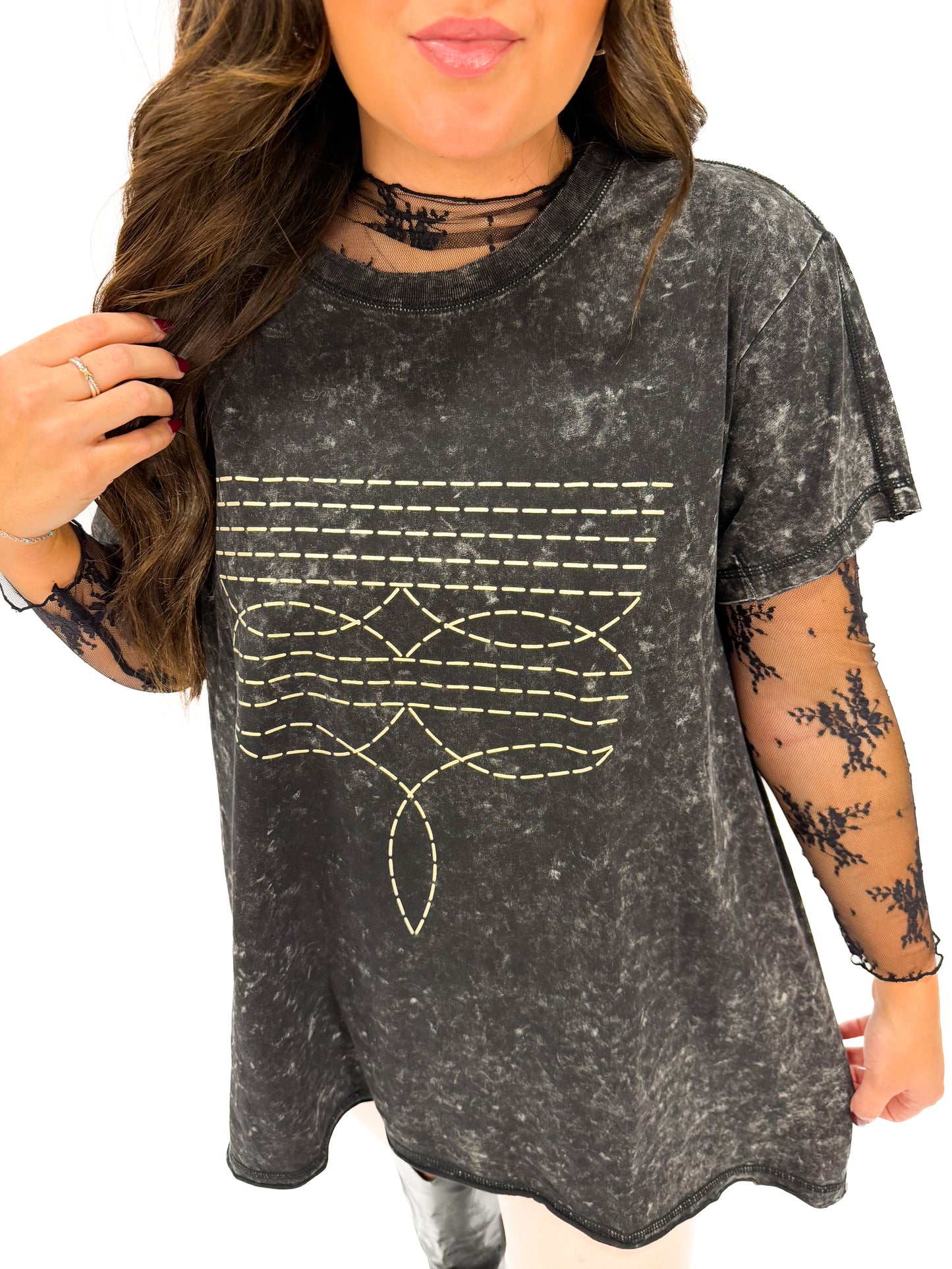 CIDER AND SADDLE DRESS