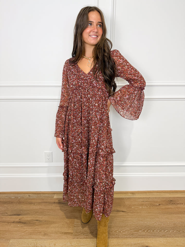 The Southern Belle Floral Maxi Dress