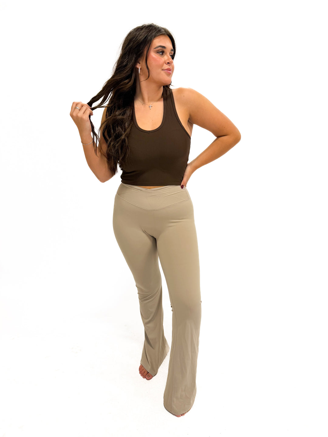 Camie Crossover Flare Legging
