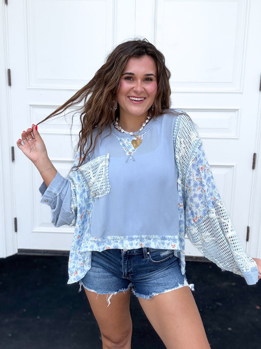 Seaside Blooms Top