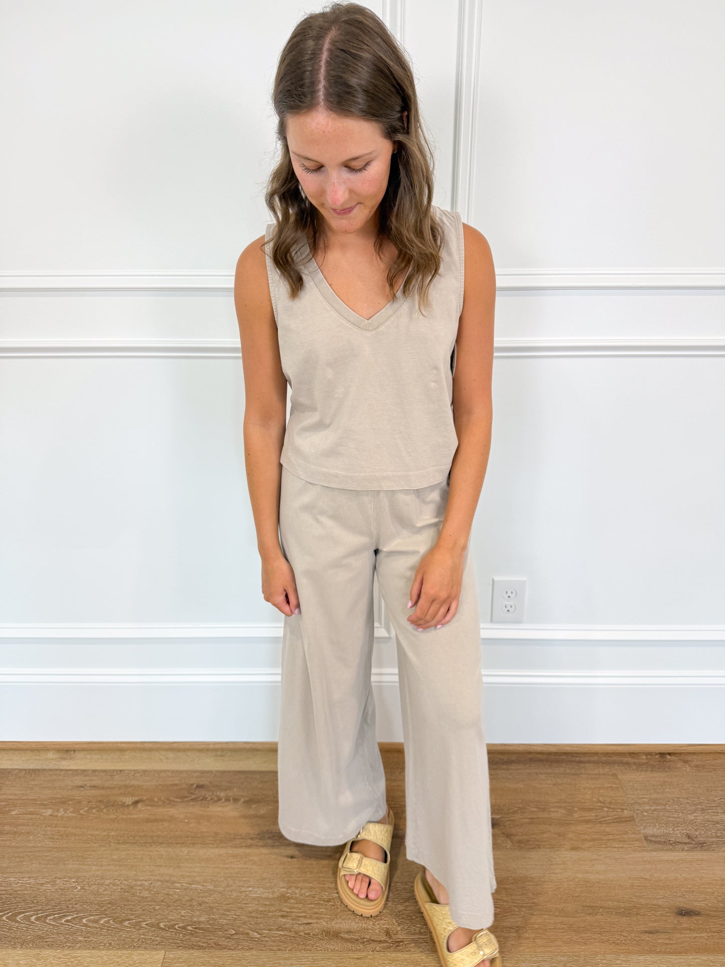 Z Supply Scout Jersey Crop Flare Pant