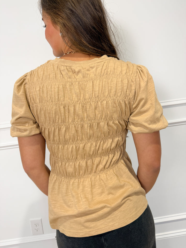 Harvest Muse Smocked Top